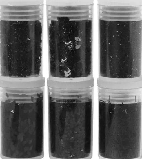 Glitter Drys Og Pailletter - Sort - 6X5 G