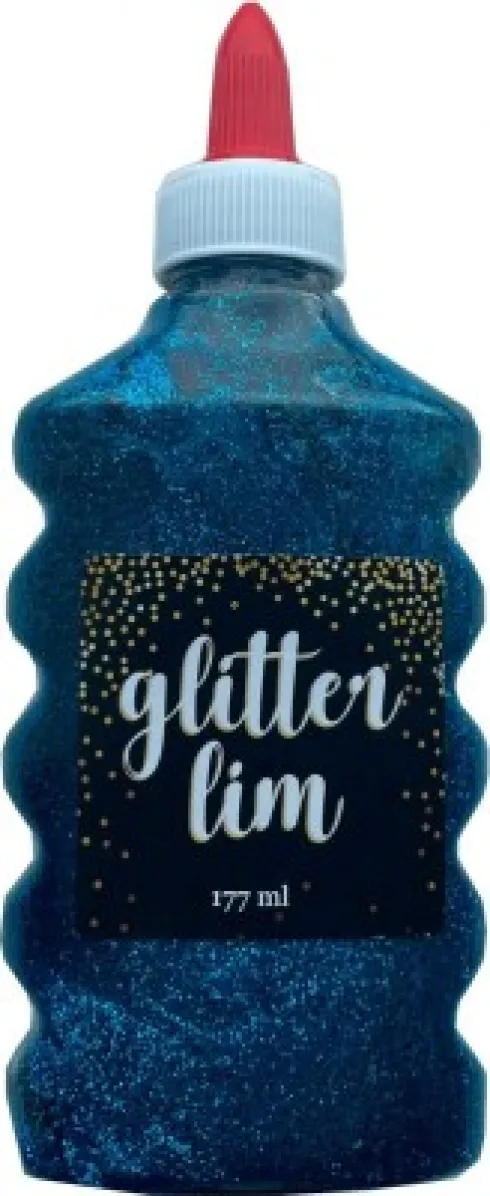 Glitterlim Blå 177 ML