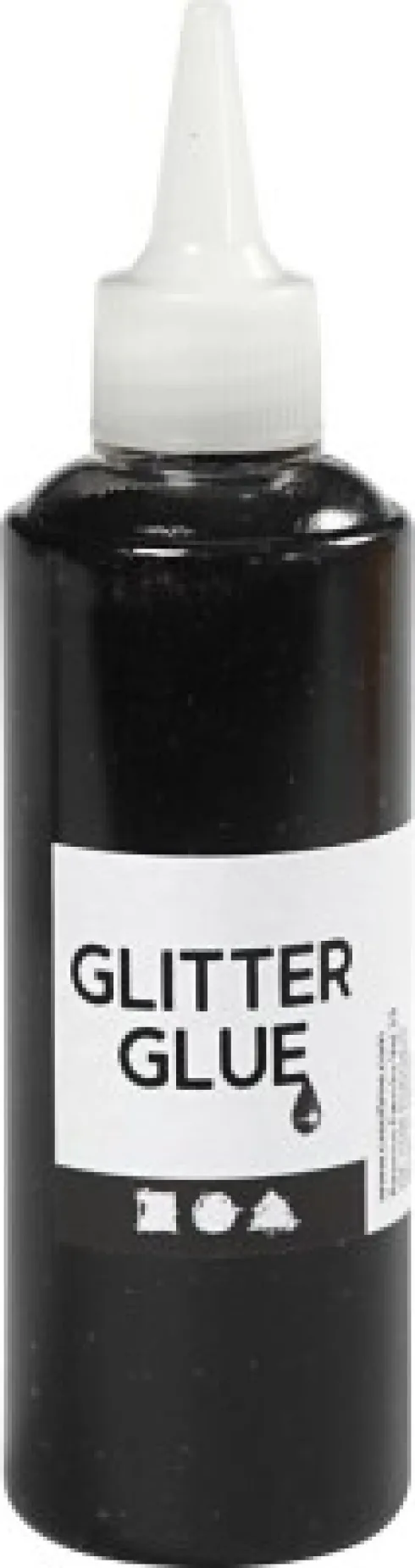 Glitterlim - Sort - 118 ML