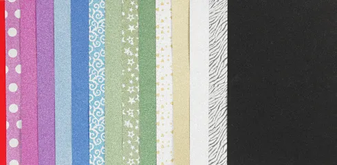 Glitterpapir I Blok - A4 - 210X297 MM - 150 G - 30 Ark/ 1 Stk