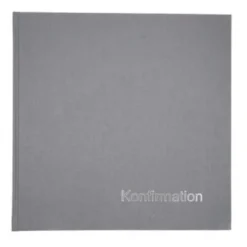 Goldbuch Konfirmations Album L Grå 25 X 25
