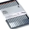Grafit Blyanter - Sæt Med 12 Stk - Winsor & Newton