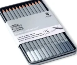 Grafit Blyanter - Sæt Med 12 Stk - Winsor & Newton