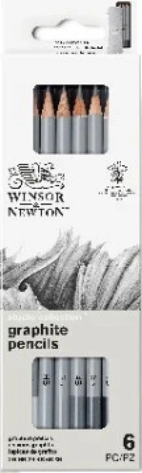 Grafitblyanter - Studio Collection - Winsor & Newton - 6 Farver