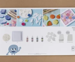 Gruppe DIY Kit Sæbefremstilling - Blå - Grøn - Orange - Pink