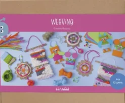 Gruppe DIY Kit Vævning - Vægophæng - Ophæng - Ugler - Mus - Assorterede Farver