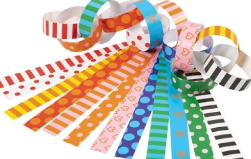 Guirlandestrimler Med Print - Mønstret - L 16 CM - B 15 MM - 400 Stk