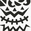 Halloween Klistermærker - Store Ansigter