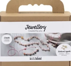 Halskæde Og Armbånd - Pink