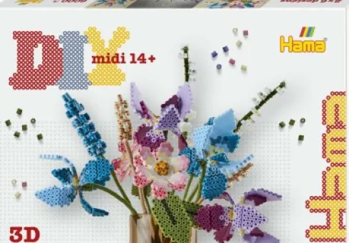 Hama Art - Buket Perlesæt - 6.000 Midi Perler - 3621