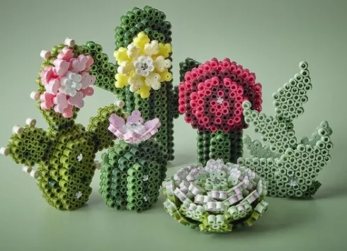 Hama Art - Sukkulenter Perlesæt - 6.000 Midi Perler - 3622