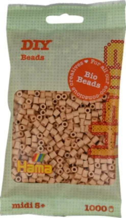 Hama Bio Midi Perler - Beige - 1.000 Perler - 190-27