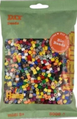 Hama Bio Midi Perler - Mix 199 - 15 Farver - 3.000 Perler - 191-199