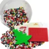 Hama 2045 - DIY Midi Juleperler - 4.000 Perler Og 2 Stiftplader