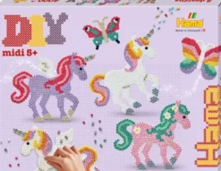 Hama 3164 - Eventyrheste - 4.000 DIY Midi Perler + 2 Plader