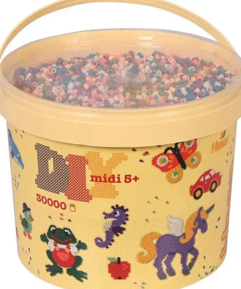 Hama 181-303 - Halloween - 30.000 Stk. Midi Perler + 6 Plader