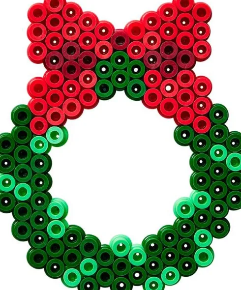 Hama 3455 - Julesjov - 2.000 DIY Midi Perler + Plade + Strygepapir