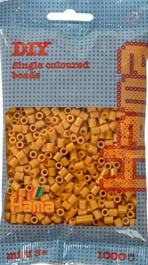 Hama 207-122 - Karry Gul - 1.000 Stk. DIY Beads Midi Perler