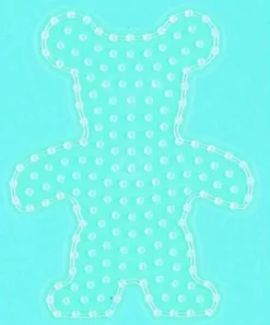 Hama Maxi Perleplade - Bamse - Transparent - 19,5X15,5 CM - 8204
