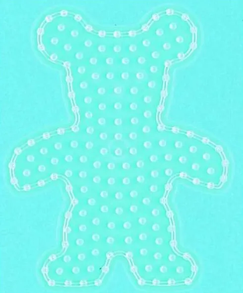 Hama Maxi Perleplade - Bamse - Transparent - 19,5X15,5 CM - 8204