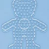 Hama Maxi Perleplade - Dreng - Transparent - 19X16 CM - 8208