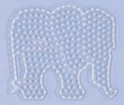 Hama Maxi Perleplade - Elefant - Transparent - 17,5X19,5 CM - 8201