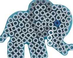 Hama Maxi Perleplade - Elefant - Transparent - 14X11,5 CM - 8230