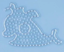 Hama Maxi Perleplade - Hval - Transparent - 14,5X20 CM - 8209