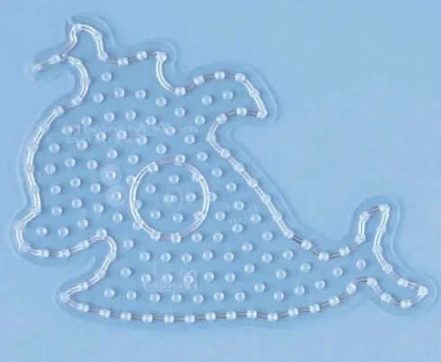 Hama Maxi Perleplade - Hval - Transparent - 14,5X20 CM - 8209