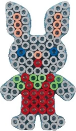 Hama Maxi Perleplade - Kanin - Transparent - 16X9,5 CM - 8228