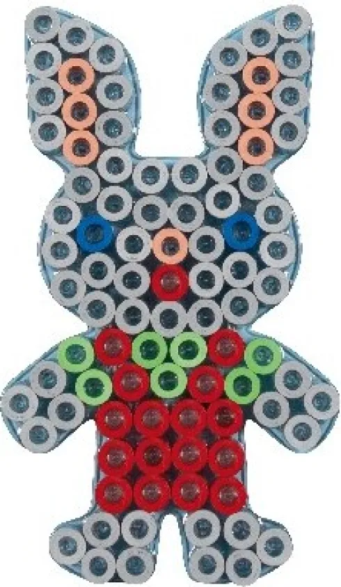 Hama Maxi Perleplade - Kanin - Transparent - 16X9,5 CM - 8228