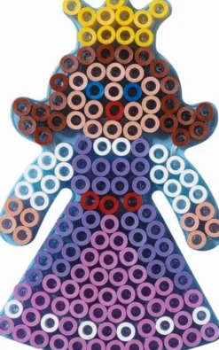 Hama Maxi Perleplade - Prinsesse - Transparent - 20X12 CM - 8223