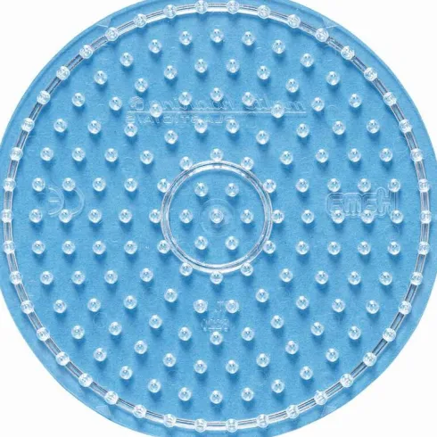 Hama Maxi Perleplade - Rund - Transparent - Ø 15,5 CM - 8220