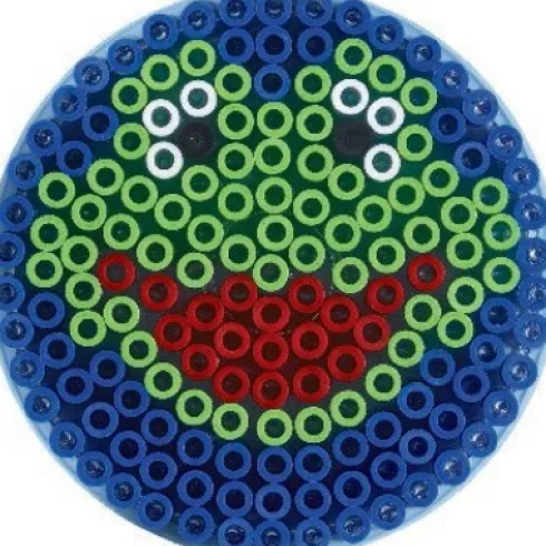 Hama Maxi Perleplade - Rund - Transparent - Ø 15,5 CM - 8220