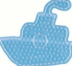 Hama Maxi Perleplade - Skib - Transparent - 16,5X19 CM - 8212