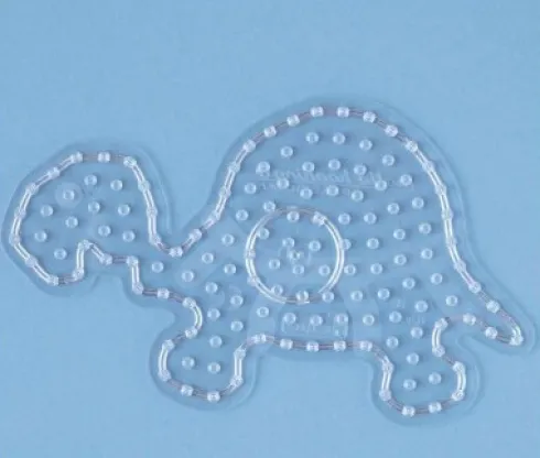 Hama Maxi Perleplade - Skildpadde - Transparent - 12X20,5 CM - 8210