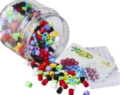 Hama Maxi Perler - Perlesæt - 400 Perler + 2 Plader - Grøn - 8792