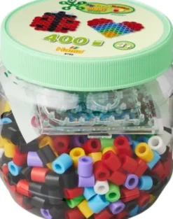 Hama Maxi Perler - Perlesæt - 400 Perler + 2 Plader - Grøn - 8792