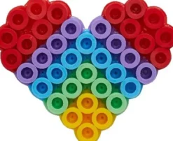 Hama Maxi Perler - Perlesæt - 400 Perler + 2 Plader - Grøn - 8792