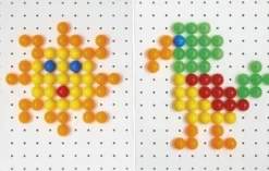 Hama Maxi Stick - Firkantet Plade Med 140 Stifter - 9667