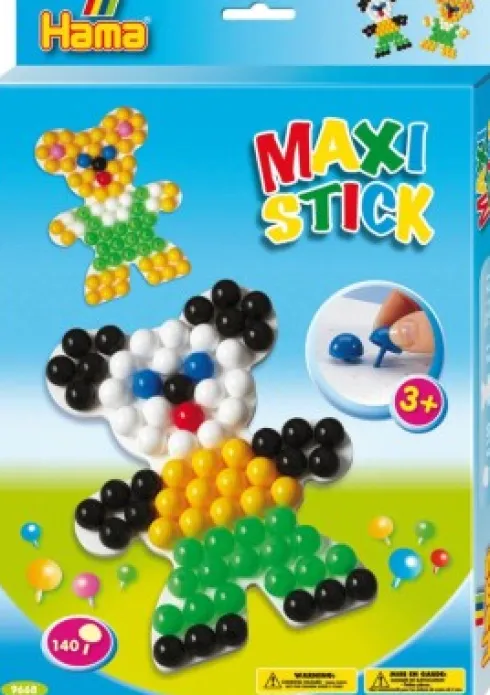 Hama Maxi Sticks - Bamse - 140 Stifter - 9668
