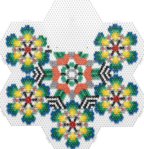 Hama Midi Perleplade - Samle Sekskant - Medium 12,5X11,5 CM - 329