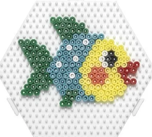 Hama Midi Perleplade - Samle Sekskant - Medium 12,5X11,5 CM - 329