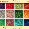 Hama Midi Perler - DIY Perlesæt Med 9.600 Perler - 2096