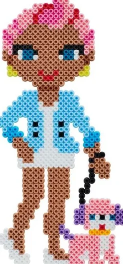 Hama Midi Perler - Smarte Piger Perlesæt - 4.000 Perler - 3159