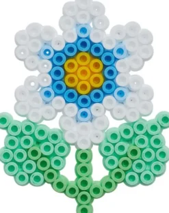 Hama Midi Perler - Sommerfugl Og Blomst Perlesæt - 4216