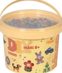 Hama Midi Perler - 10.000 Stk. I Spand - Glitter Mix 54 - 180-54