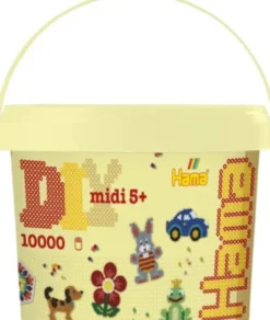 Hama Midi Perler - 10.000 Stk. I Spand - Mix 00 - 180-00