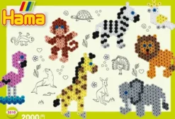 Hama Midi Perler - Zoo Perlesæt - 2.000 Perler - 3510