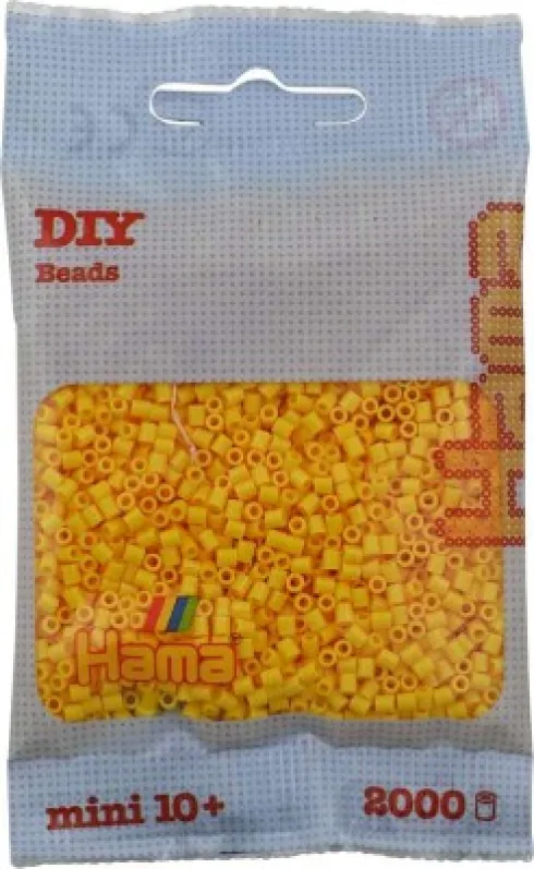 Hama Mini Perler - Gul - 2.000 Stk. - 501-03